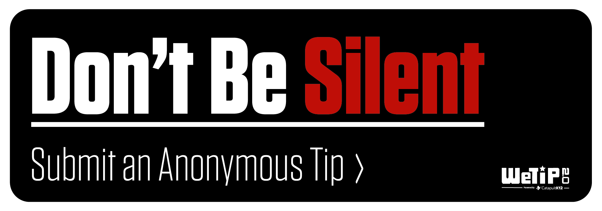 Anonymous Reporting Button